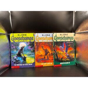 Goosebumps #14 #15 #29 You Can’t Scare Me Werewolf Fever Swamp Monster Blood III